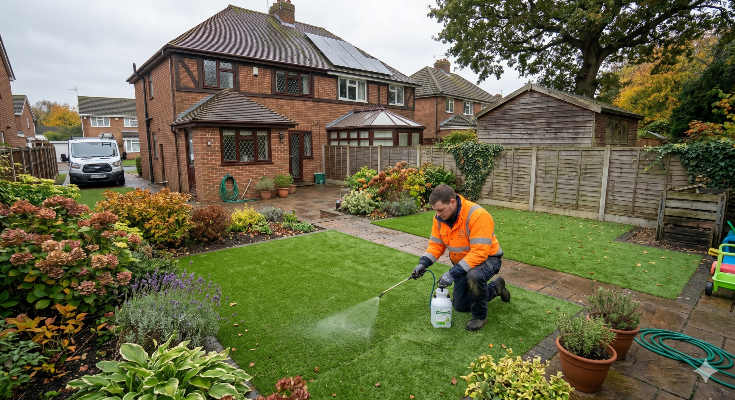 grass cleaning
